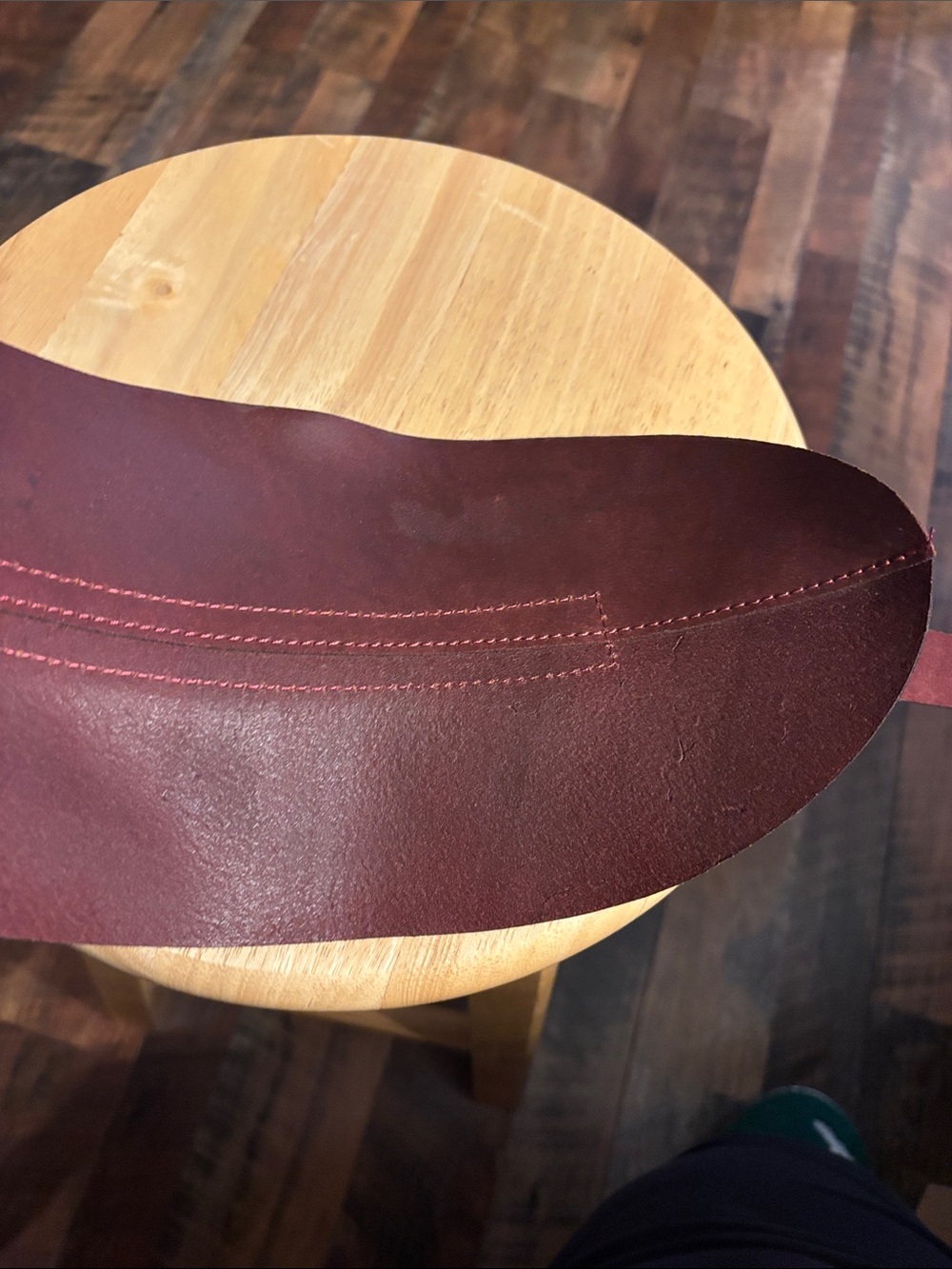 Zara Wide Burgundy Leather Corset Belt Gold Buckle Accent See Video & Photos - Picture 17 of 17